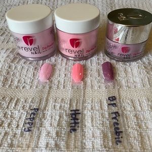 Revel dip powder lot - Peppy, Hottie, Black Friday